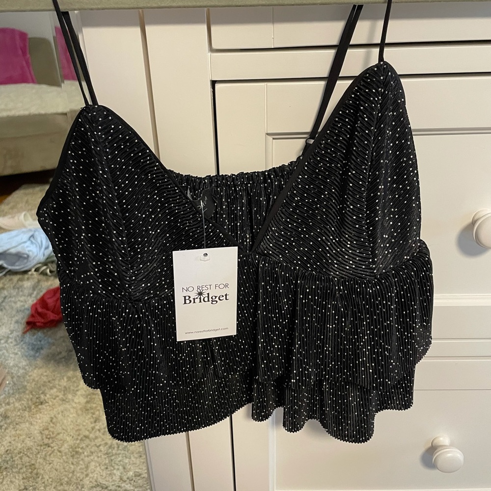 Ruffle tank top